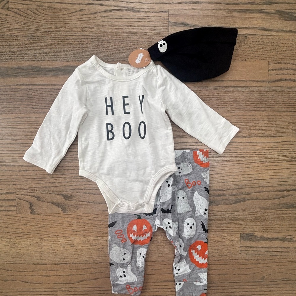 Mud Pie Halloween Costume Set - Cream and Gray